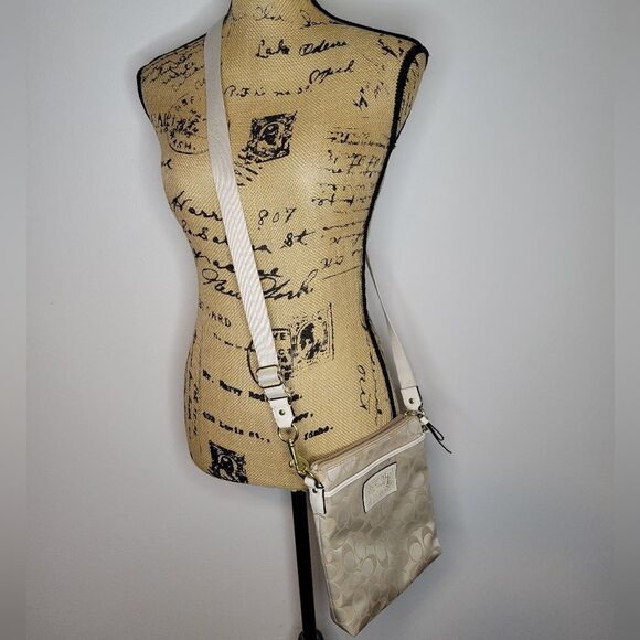 Coach 1941 Leather-Trimmed Crossbody Bag - Picture 2 of 10